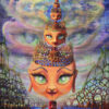 buddha boy, Blotter art Kamiel Proost, psychedelic blotter