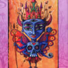 little blue gods, Blotter art Kamiel Proost, psychedelic blotter