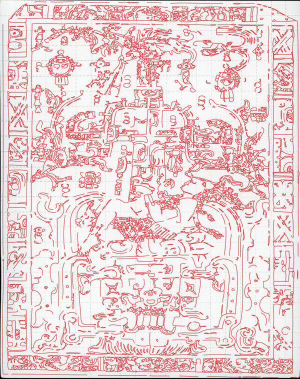 mayan calendar, Blotter art, psychedelic blotter paper