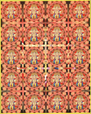 multi ganesh, Blotter art, psychedelic blotter paper