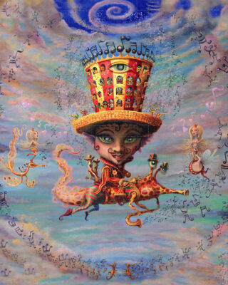 music boy, Blotter art Kamiel Proost, psychedelic blotter