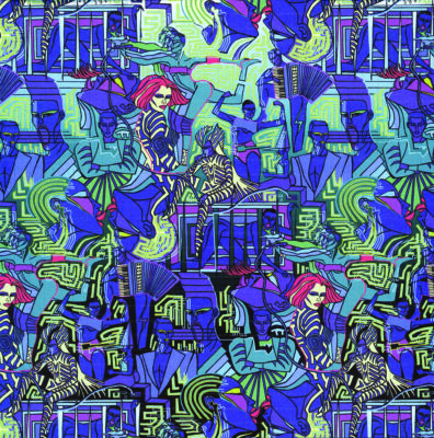 grace jones blotter art collectables