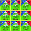 hofmann bike 1943 blotter art collectables