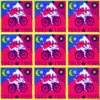 hofmann bike 1995 red blotter art collectables