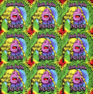 janis joplin blotter art collectables