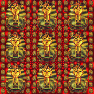 Tutankhamun blotter art collectables