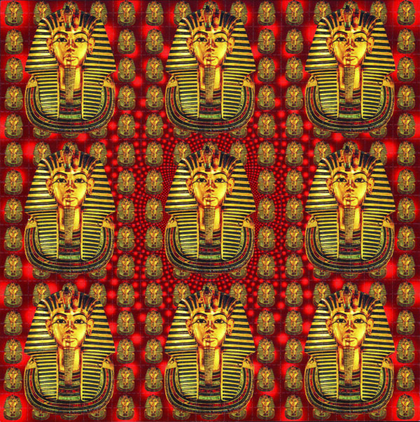 Tutankhamun blotter art collectables